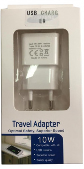 Сетевое зарядное устройство Atcom с разъемом USB 2.1А