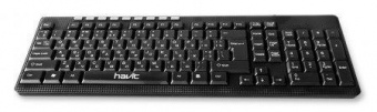 Клавиатура проводная HAVIT HV-KB312 USB Black