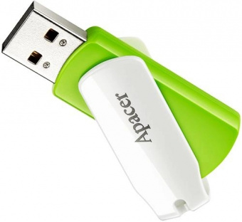 Flash-память Apacer AH335 64Gb USB 2.0 Green-White