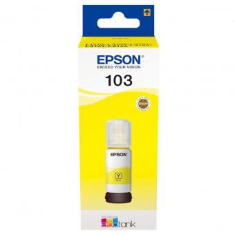 Оригинальные чернила Epson (103) L3100/L3101/L3110/L3150 (Yellow) 65ml (C13T00S44A)