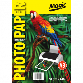 Magic A3 (50л) 240г/м2 двосторонній глянець-глянець фотопапір
