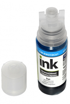 Чорнило ColorWay CW-EW310C Epson L3100/L3101/L3110/L3150/L3151 (Cyan) 70ml