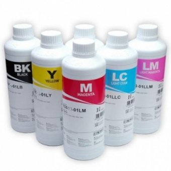 Комплект чернил InkTec E0017 Epson L800/L805/L810/L850/L1800 (B/C/LC/M/LM/Y) 6x1000г