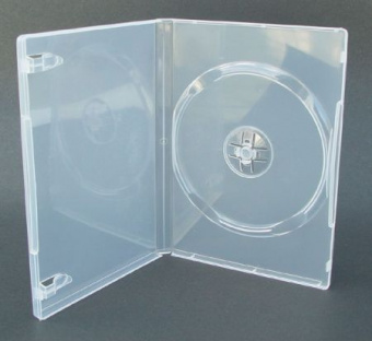 DVD box clear 14mm cуперпрозрачная (10шт/уп)