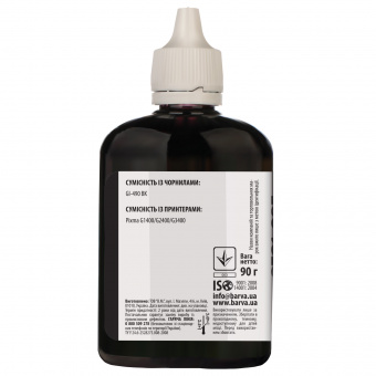 Чорнило Barva Canon G1400/G2400/G3400 (Black Pigment) 90ml (G490-507)