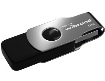 Флеш-пам'ять Wibrand Lizard 128Gb Black USB3.2