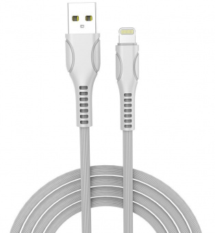 Кабель Lighting Apple - USB 2.4A Colorway 1м white 