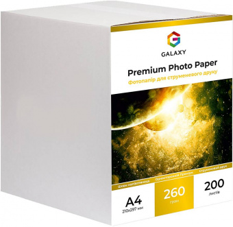 Galaxy A4 (200л) 260г/м2 Шелк-полуглянец фотобумага