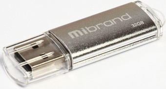 Флеш-пам'ять Mibrand Cougar 32Gb Silver USB2.0