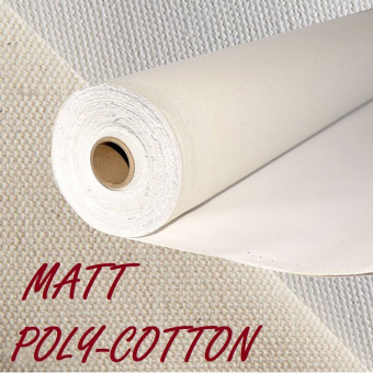 Фотобумага рулонная PAPIR (Magic) 340г/м2, 610мм х 30м, Холст Матовый Поли-Хлопок 