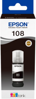 Оригинальные чернила Epson 108 EcoTank L8050/L18050 (Black) 70ml