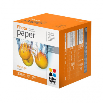 ColorWay 10x15 (500л) 260г/м2 Глянцевая фотобумага
