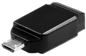 Flash-пам'ять Verbatim NANO 16Gb USB 2.0 із адаптером мікро-USB