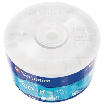 CD-R Verbatim extra 700MB (bulk 50) 52x