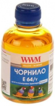 Чорнило WWM E64/Y Epson Stylus L100/L110/L200/L210/L350 (Yellow) 200ml