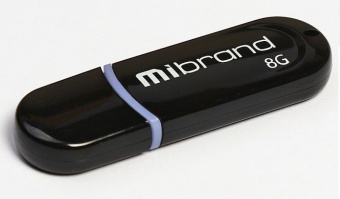 Флеш-пам'ять Mibrand Panther 8Gb Black USB2.0