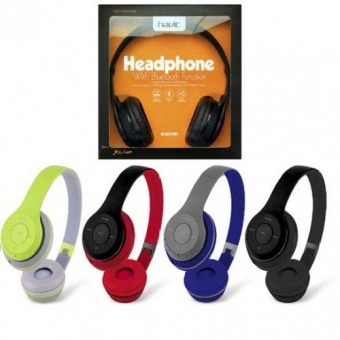 Навушники Bluetooth HAVIT HV-H2575BT grey/blue з мікрофоном