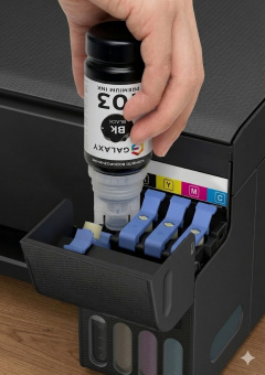 Комплект чернил GALAXY 103 для Epson L-series (B/C/M/Y) 4x70ml