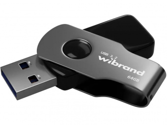 Флеш-память Wibrand Lizard 64Gb Black USB3.2