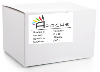 Фотобумага Apache 10х15 (1000л) 180г/м2 глянцевая