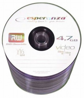 DVD-RW Esperanza 4,7Gb (bulk 50) 4x