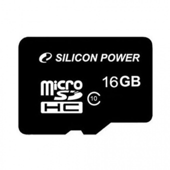 Карта памяти Silicon Power microSDHC 16GB Class 10 UHS-I no adapter