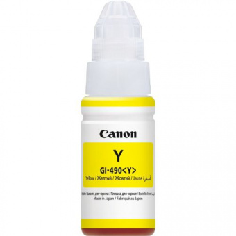 Оригінальне чорнило Canon GI-490 Pixma G1400/G2400/G3400/ G4400 (Yellow) 70ml (0666C001)