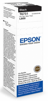 Оригинальные чернила Epson L800/L805/L810/L850/L1800 (Black) 70ml (C13T67314A)