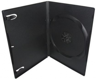 DVD box black 14mm глянець (10шт/уп)