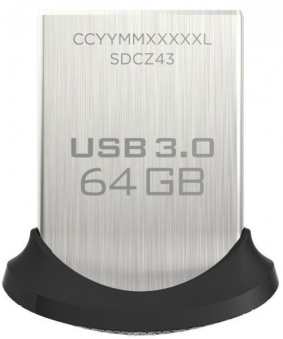 Flash-память Sandisk Cruzer Ultra Fit 64Gb USB 3.0