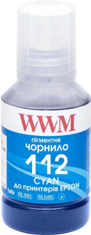 Чернила WWM Epson 112 (Cyan) 140ml Пигментные