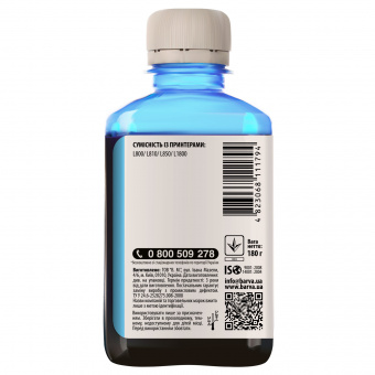 Чорнило Barva Epson L800/L810/L850/L1800 (Light Cyan) 180ml (L800-417)