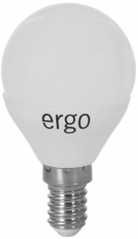Светодиодная LED лампа Ergo E14 5W 3000K, G45 (теплый)