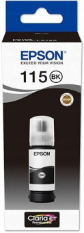 Оригинальные чернила Epson (115) L8160/L8180 (Black Pigment) 70ml (C13T07C14A)