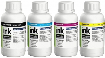 Комплект чернил ColorWay CW-EW400 Epson CX4300/ WF7015/ SX125/ SX130/ TX117 (BK/C/M/Y) 4x200ml