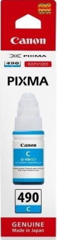 Оригинальные чернила Canon GI-490 Pixma G1400/G2400/G3400/ G4400 (Cyan) 70ml (0664C001)