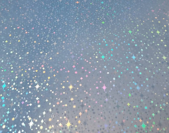 Самоклеющаяся пленка Galaxy А4 (20л) 80мкм, Струйная печать, Holographic STARRY