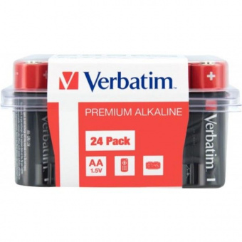 Батарейка Verbatim Alkaline LR06 (24шт/уп) АА