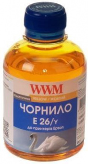 Чорнило WWM E26/Y Epson Stylus XP100/XP320/XP422/XP520/XP600 (Yellow) 200ml
