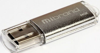 Флеш-память Mibrand Cougar 64Gb Silver USB2.0