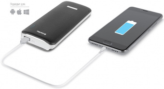 УМБ ColorWay Power Bank 11000 mAh Black