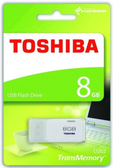 Flash-память TOSHIBA U202 8Gb USB 2.0 White