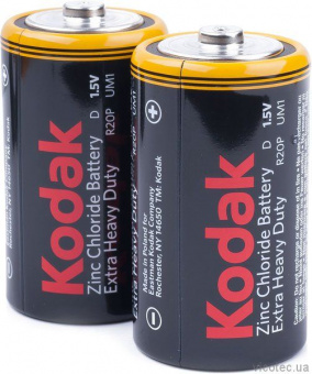 Батарейка Kodak Extra Heavy Duty R20 (10шт/уп) D