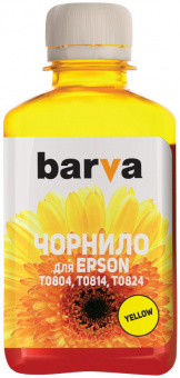 Чернила Barva Epson 1410/P50/T50/R270/TX650 (Yellow) 180ml (E081-144)