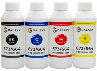 Комплект чернил GALAXY 664 для Epson (B/C/M/Y) 4x500ml
