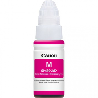 Оригінальне чорнило Canon GI-490 Pixma G1400/G2400/G3400/ G4400 (Magenta) 70ml (0665C001)