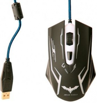 Миша Havit HV-MS 801 USB Black з підсвічуванням