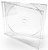 Фото CD box slim clear 5,2mm (СУПЕР КАЧЕСТВО) (10шт/уп) купить в MAK.trade