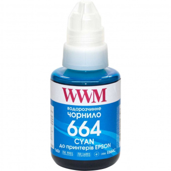 Чернила WWM 664 для Epson L100/200/L300/L500 (Cyan) 140ml