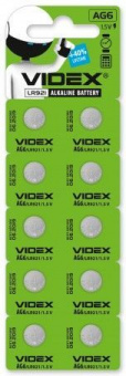 Батарейка Videx AG6 (LR921) Alkaline (10шт/уп) 1.5V
